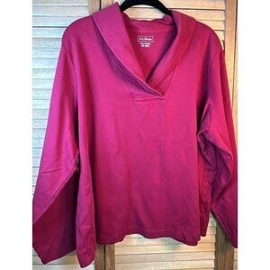 L.L.Bean Long Sleeve Shawl Collar Women's Tunic 3XL